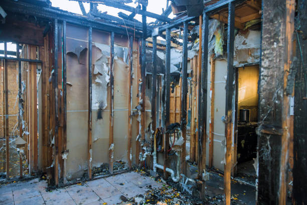 Professional Fire Damage Assessment technician working in Montrose, PA